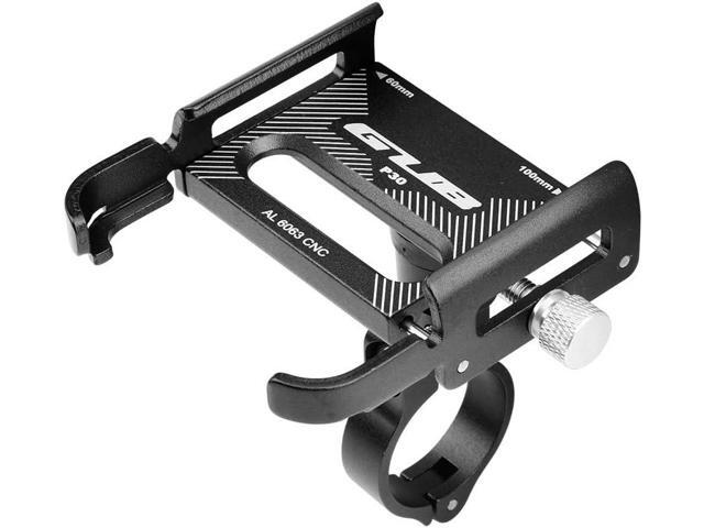 GUB P30 Aluminum Bike Phone Holder for 3.5' to 7.5' Device Bicycle Phone Stand Scooter Moto Mount Support Handlebar Clips