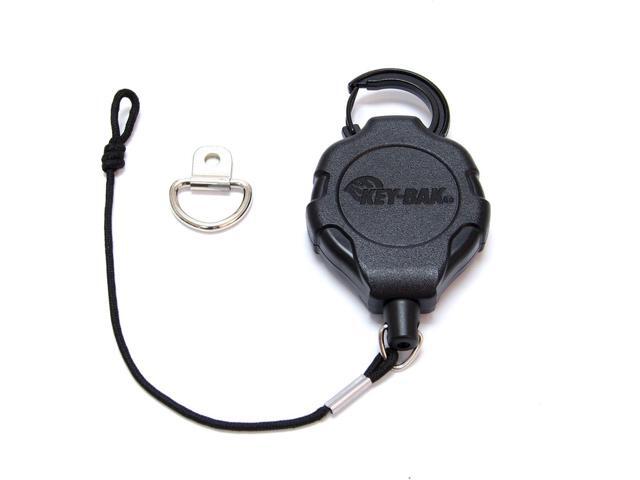 Key-BAK MIC-BAK CB Radio Retractable Tether, 36' Kevlar Cord, 8' Nylon Attachment Loop, D-Ring Mount Included (0KR3-4A11)
