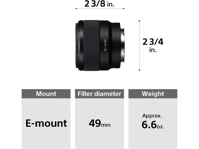 Sony - FE 50mm f/1.8 Standard Prime Lens for E-mount Cameras - Black - image 8