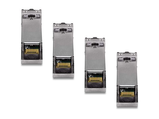 TRENDnet SFP Single-Mode LC Module 4-Pack, TEG-MGBS10/4, For Single Mode Fiber, Distances up to 10km(6.2 Miles), Gigabit SFP, Supports Up to...