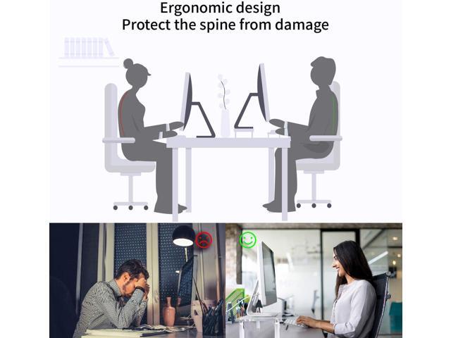 YestBuy Acrylic Monitor Stand Riser, Clear Computer Stand for Laptop, iMac, Pc, Printer, Desktop Ergonomic, Desk Riser Work from Home Accessories...