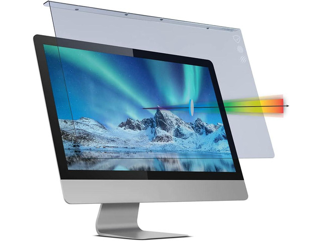 VizoBlueX 31.5 to 32 inch Universal Blue Light Screen Protector for Computer Monitor and TV. Filter & Damage Protection Panel (28.5 x 17.1 inch)...