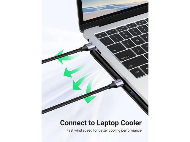 U USB Cable USB 3.0 A to A Cable Male to Male 5Gbps Data Transfer Cord Nylon Braided Cable for Hard Drive Enclosure, TV Box, Modem, Camera,...