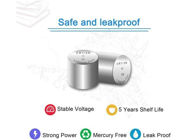 CR1/3N 3V Lithium Battery 10 Pack 5-Year Warranty