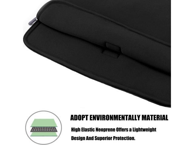 15.6 Inch Laptop Sleeve with Extra Pockets - Protective Case for 15-15.6 inch HP, Dell, Acer Laptops