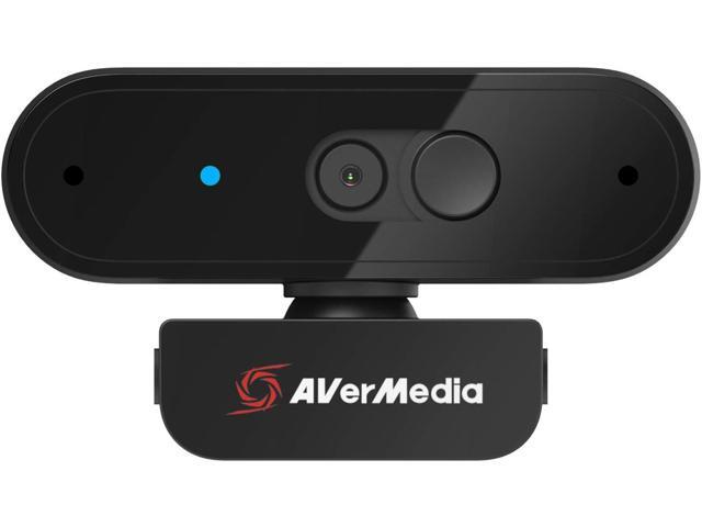 AVerMedia PW310P Webcam - Full 1080p 30fps HD Camera with Autofocus and Dual Stereo Microphones, Work from Home, Remote Learning - NDAA Compliant