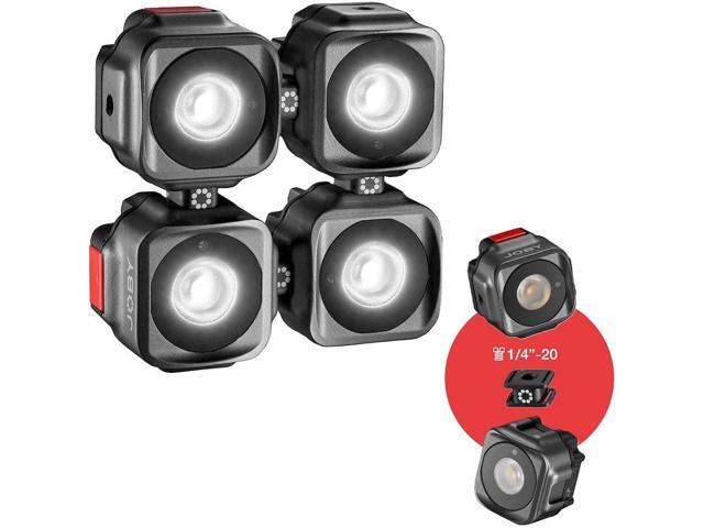 joby beamo, mini led light for smartphone and mirrorless camera - compact, magnetic, bluetooth, waterproof, for vlogging, photo and video content...
