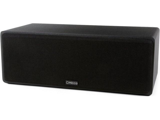 Micca MB42X-C Advanced Center Channel Speaker for Home Theater, Surround Sound, Passive, 2-Way (Black, Each)