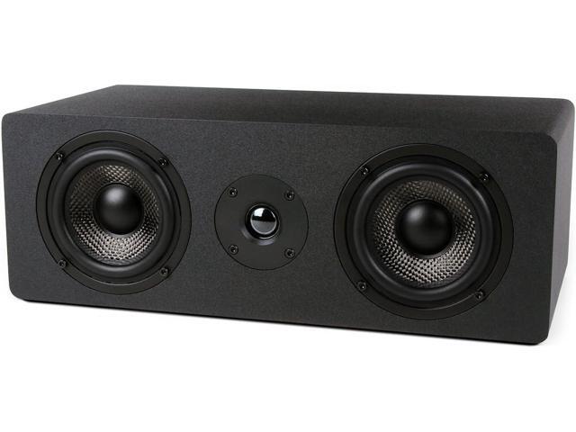 Micca MB42X-C Advanced Center Channel Speaker for Home Theater, Surround Sound, Passive, 2-Way (Black, Each)
