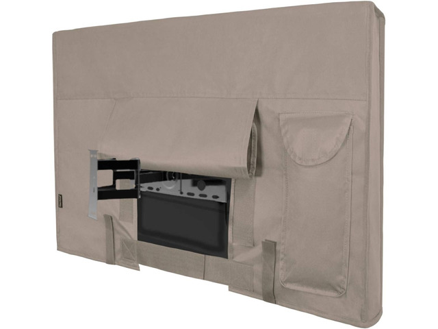 Easy-Going Waterproof Outdoor TV Cover for 50 to 52 inches, Camel