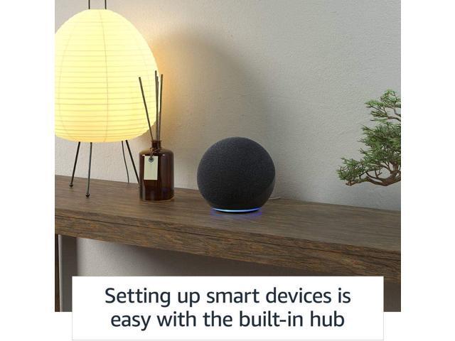Echo (4th Gen) With premium sound, smart home hub, and Alexa Glacier White