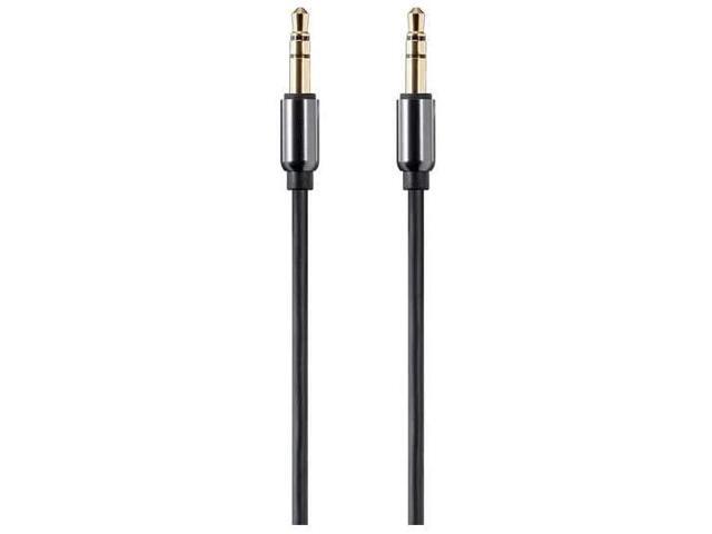 Monoprice Audio Cable - 3 Feet - Black | Auxiliary 3.5mm TRS Audio Cable - Slim Durable Gold plated for smartphone mp3 player laptop - Onyx Series - image 7