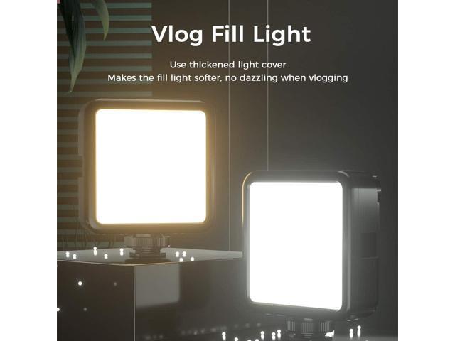 ULANZI VL-81 3000mAh Bi-Color LED Video Light w Softbox - 3200K-5600K+CRI95 Rechargeable Camera Light, 3 Cold Shoe Mount for...
