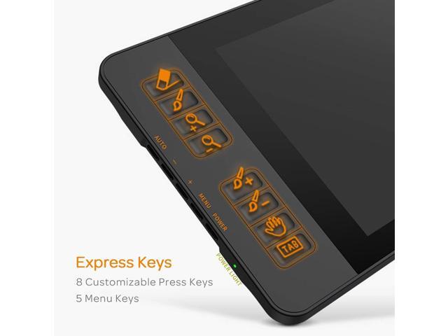 GAOMON PD1161 11.6-inch Drawing Tablet with Screen, Digital Art Tablet with Battery-Free Stylus, Tilt Support, 8 Shortcut Keys for Design,...