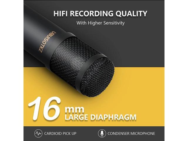 Podcast Equipment Bundle, BM-800 Mic Kit and V8 Live Sound Card with Audio Mixer, Mic for Gaming, Live Streaming, Podcasting, Music Recording, with...