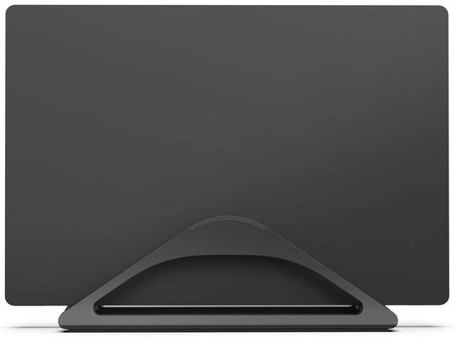 HumanCentric Vertical Laptop Stand for Desks in Matte Black, Upright Adjustable Holder to Dock Apple MacBook, MacBook Pro, and Other Laptops to...