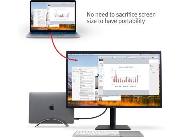 Twelve South BookArc for MacBook Space-Saving Vertical Desktop Stand for Apple notebooks (Space Grey)*Not Compatible with M1, See Insert Option...