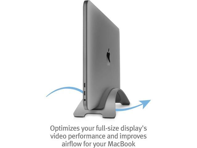 Twelve South BookArc for MacBook Space-Saving Vertical Desktop Stand for Apple notebooks (Space Grey)*Not Compatible with M1, See Insert Option...