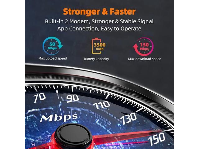 GlocalMe DuoTurbo 4G LTE Portable WiFi Mobile Hotspot Device for Travel, SIMFREE, No Contract, with US 8GB & Global 1GB Data in 150+ Countries,...