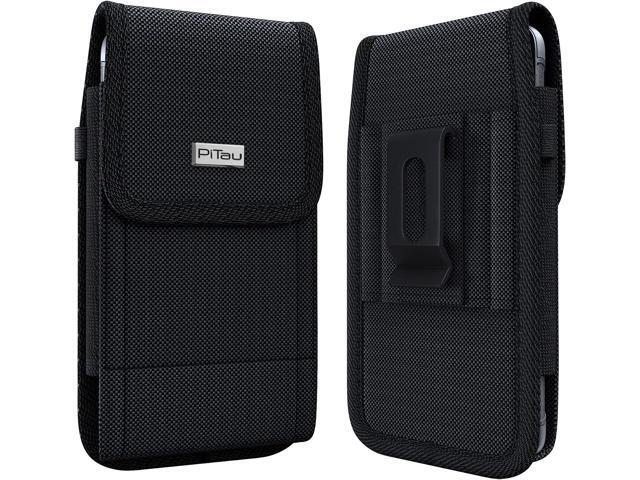 PiTau Holster for Galaxy S25+ Plus S24+ S23+ 22+ S21+ S20+ S10+ S9+ Plus A20 A50 A51 A52 A53 Cell Phone Belt Case with Clip Pouch Holder Cover...