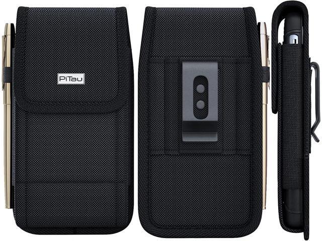 PiTau Holster for Galaxy S25+ Plus S24+ S23+ 22+ S21+ S20+ S10+ S9+ Plus A20 A50 A51 A52 A53 Cell Phone Belt Case with Clip Pouch Holder Cover...