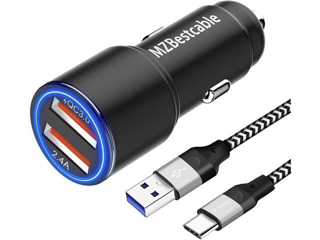 Car Charger Fast Charging for Moto G Stylus 5G 2021 2020/Power 2021 2022,G100/G Pure/G Play/G Fast/G7 Play Power,Edge 2021 2020/Z4 Z3,Motorola One...