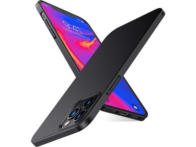 Slim Fit for iPhone 12 Pro Max Case Ultra-Thin Sturdy Protective Cover with Non-Slip Grip & No Fingerprint Hard Plastic Super Slim Phone Case for...