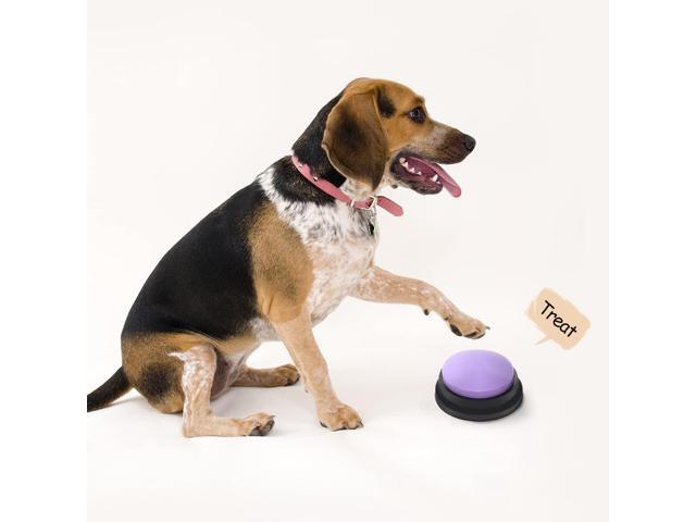 Voice Recording Button, Dog Buttons for Communication Pet Training Buzzer, 30 Second Record & Playback, Funny Gift for Study Office Home 4 Packs