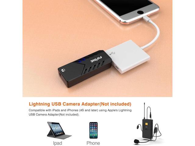 FIFINE Wireless Microphones for Computer, USB Wireless Microphone System for PC and Mac, Headset UHF System with USB Receiver,Transmitter, Headset...