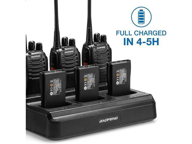 BAOFENG BF-888S Six-Way Charger Multi Unit Charger Base for BF-888S H-777 BF-88ST Walkie Talkie and Battery, 1Pack