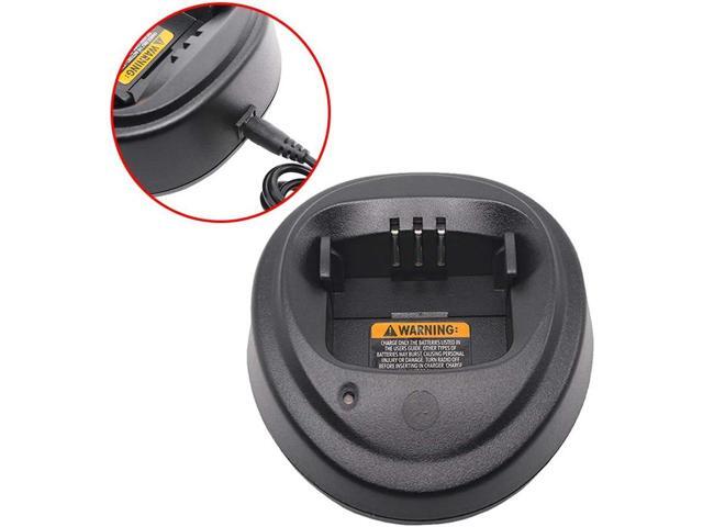 CP200 Charger for Motorola CP200 CP340 CP360 CP380 CP040 CP140 PM400 PR400 Radio Battery NNTN4496 NNTN4497 NNTN4970 Charger WPLN4137BR WPLN4137A...