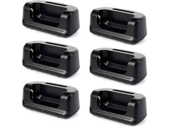 6 Pack Charging Base for Retevis RT22 RT22S Walkie Talkies Retevis RT22 Battery Charger Compatible for LUITON LT-316 WLN KD-C1 Zastone X6 Zeadio...