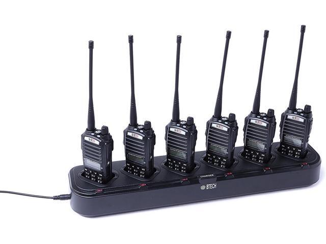 BTECH CH-8-6 6-Way Gang Charger for UV-82HP, GMRS-V2, MURS-V1, UV-82C, Baofeng UV-82 (BL-8 Battery), Bulk Bank Multi Charger for BaoFeng, BTECH