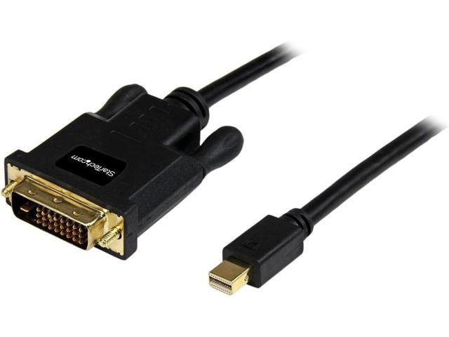 S 3ft (0.9m) Mini DisplayPort to DVI Cable - Mini DP to DVI Adapter Cable - 1080p Video - Passive mDP 1.2 to DVI-D Single Link - mDP or Thunderbolt.