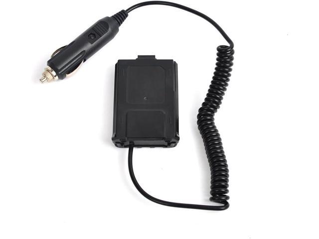 Battery Eliminator Car Charger for Baofeng Transceiver Ham Radio UV-5R UV-5R+ UV-5RA UV-5RA+ UV-5RB UV-5RC UV-5RD UV-5RE UV-5RE Plus Walkie Talkie