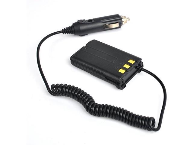 Battery Eliminator Car Charger for Baofeng Transceiver Ham Radio UV-5R UV-5R+ UV-5RA UV-5RA+ UV-5RB UV-5RC UV-5RD UV-5RE UV-5RE Plus Walkie Talkie