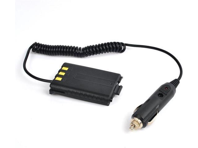 Battery Eliminator Car Charger for Baofeng Transceiver Ham Radio UV-5R UV-5R+ UV-5RA UV-5RA+ UV-5RB UV-5RC UV-5RD UV-5RE UV-5RE Plus Walkie Talkie