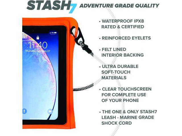 Waterproof Phone Pouch w/Long Lanyard IPX8 Adventure Grade Cellphone Dry Bag Case, Fits iPhone 15 Pro Max,14 Pro Max, 13 Pro Max, XS, XR, Galaxy...