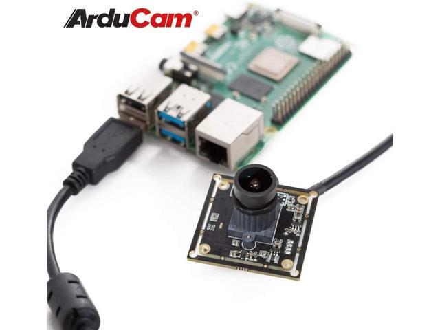 Arducam 1080P Low Light WDR USB Camera Module for Computer, 2MP 1/2.8 CMOS IMX291 100 Degree Wide Angle Mini UVC Webcam Board with Microphone,...