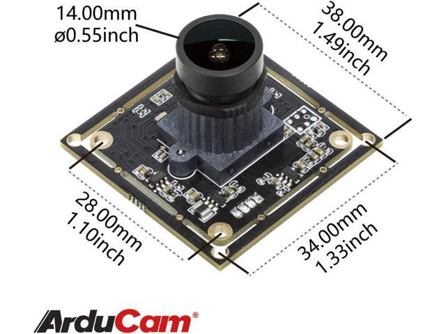 Arducam 1080P Low Light WDR Ultra Wide Angle USB Camera Module for Computer, 2MP CMOS IMX291 160 Degree Fisheye Mini UVC USB2.0 Webcam Board with...