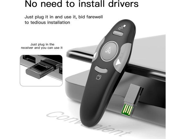 Presentation Clicker Wireless Presenter Remote Clicker for PowerPoint Presentation Remote, PPT PowerPoint Clicker Slide Clickers for...