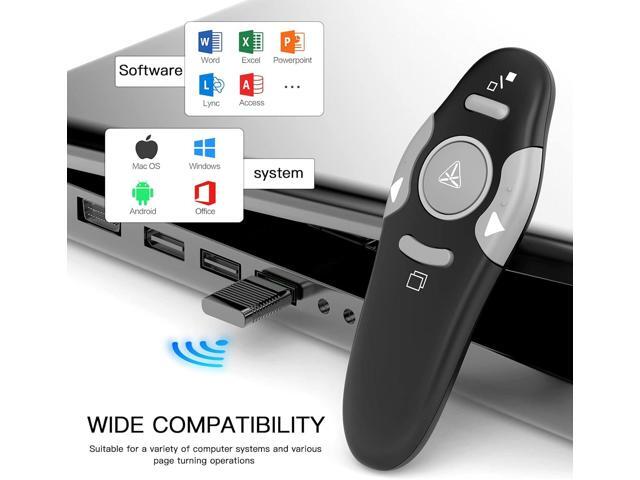 Presentation Clicker Wireless Presenter Remote Clicker for PowerPoint Presentation Remote, PPT PowerPoint Clicker Slide Clickers for...