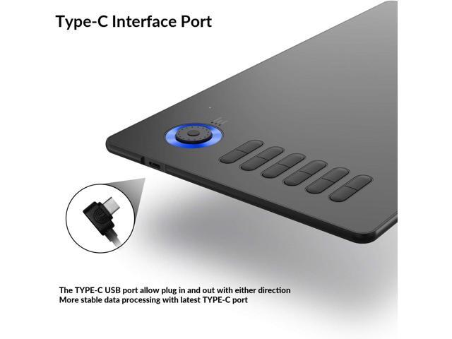 Digital Drawing Tablet VEIKK A15Pro Graphics Pen Tablet 10 x 6 Inch Graphics Tablet with 12 Shortcut Keys and 1 Quick Dial,Supports Tilt...
