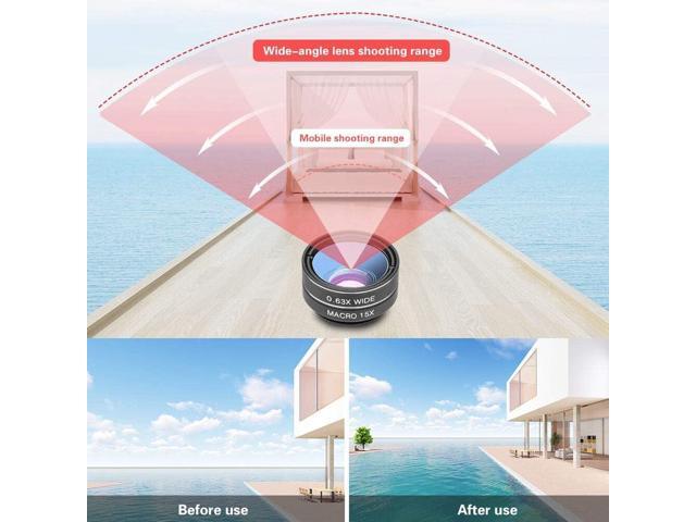 Godefa Phone Camera Lens Kit, 14 in 1 Lenses with Selfie Light for iPhone 14 13 12 11 Xs X Pro Samsung and Other Andriod Smartphone, Universal Clip...