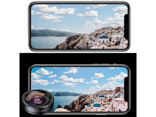 KEYWING Phone Camera Lens 3 in 1 Phone Lens Kit, 198 Fisheye Lens + 120 Super Wide-Angle Lens + 20x Macro Lens for iPhone Samsung Android...
