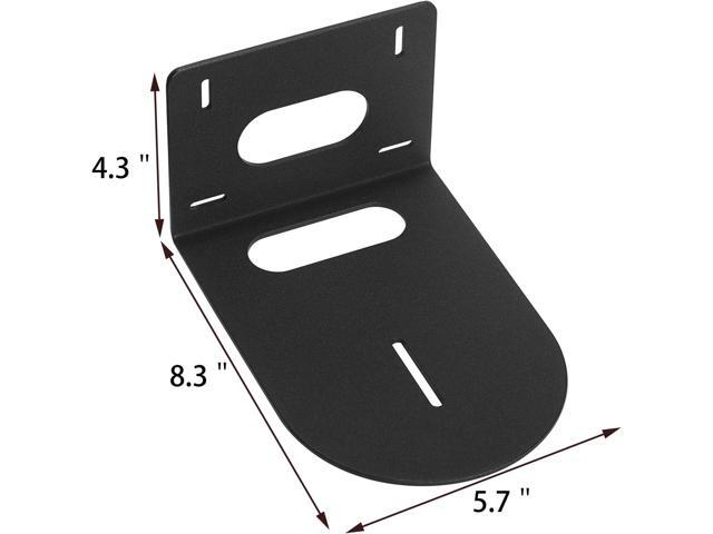 Small Universal Wall Mount Bracket for PTZ Camera Select Cameras HCM-1 (Black)