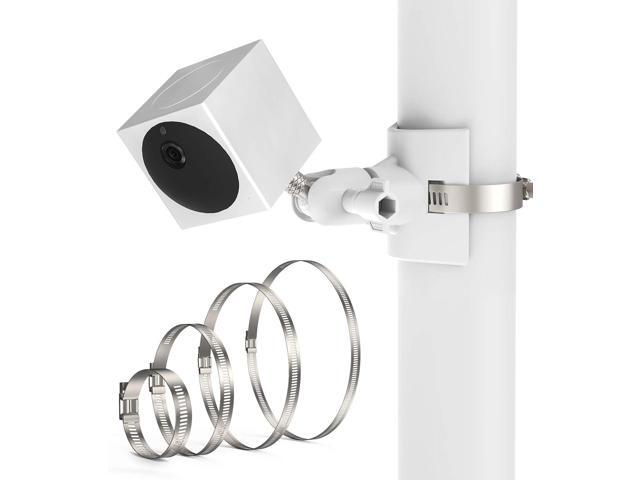 Holaca Pole Mounting Bracket for Wyze Cam Outdoor/V3/V3 Pro/V4,Adjustable Wall Mount for Wyze Camera Home Camera System,Applicable Pipe Diameter...