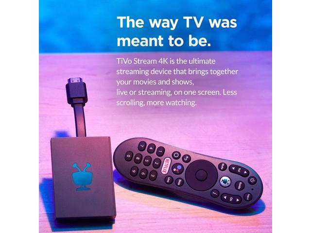 TiVo Stream 4K Every Streaming App and Live TV on One Screen 4K UHD, Dolby Vision HDR and Dolby Atmos Sound Powered by Android TV Plug-In Smart...