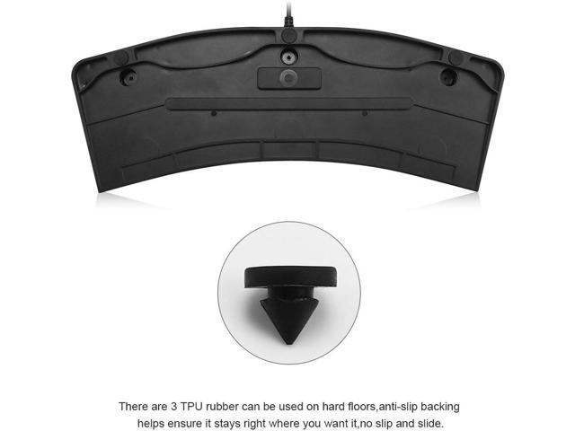 iKKEGOL Upgraded USB Triple Foot Pedal Switch Control 3 Three Key Footswitch Program Customized Computer Keyboard Mouse Game Action HID