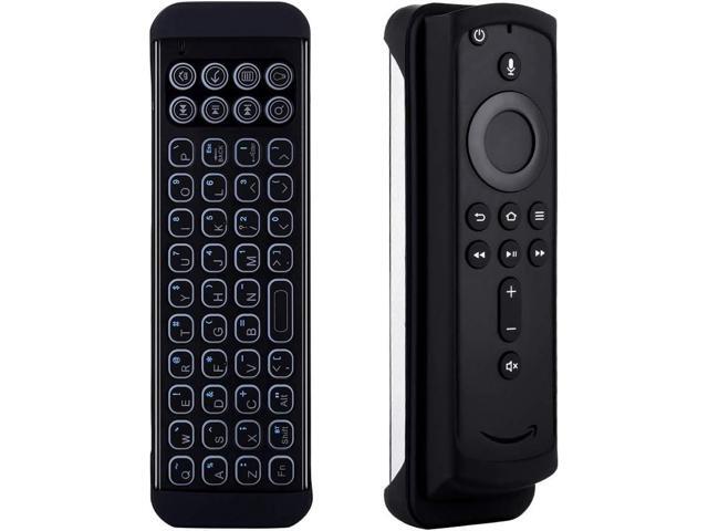 iPazzPort Mini Bluetooth Wireless Keyboard Remote with Backlit for Fire TV Stick 4k 2021, Fire Cube, Android Tv Box, Smart TV